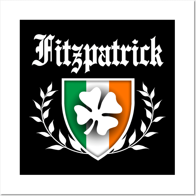 Fitzpatrick Shamrock Crest Wall Art by robotface